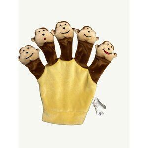 Five Silly Monkeys Hand Puppet Glove By Baby Piggy Toes Press